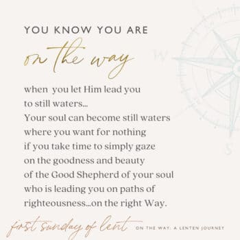 One The Way Lenten Journey